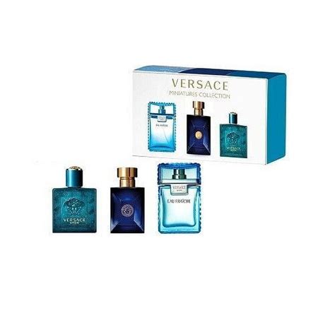 versace men's mini's collection x 4|Men's Miniature Collection .